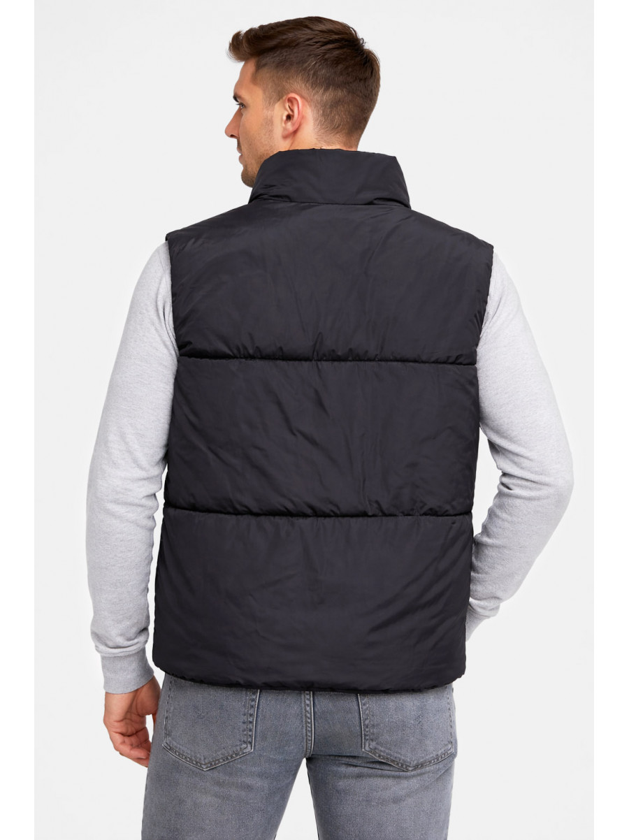 Жилетка чоловіча демісезонна чорного кольору b-1 211398C