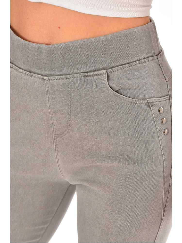 Лосины женские однотонные серого цвета А4052-3 211420C