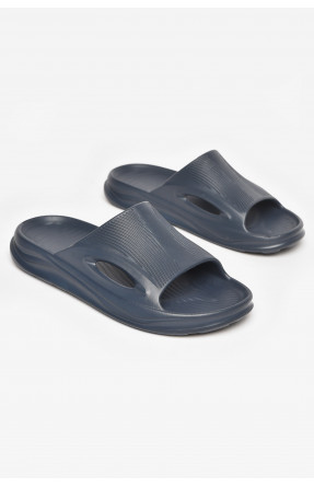 Шльопанці піна чоловічі темно-синього кольору C-118 211450C