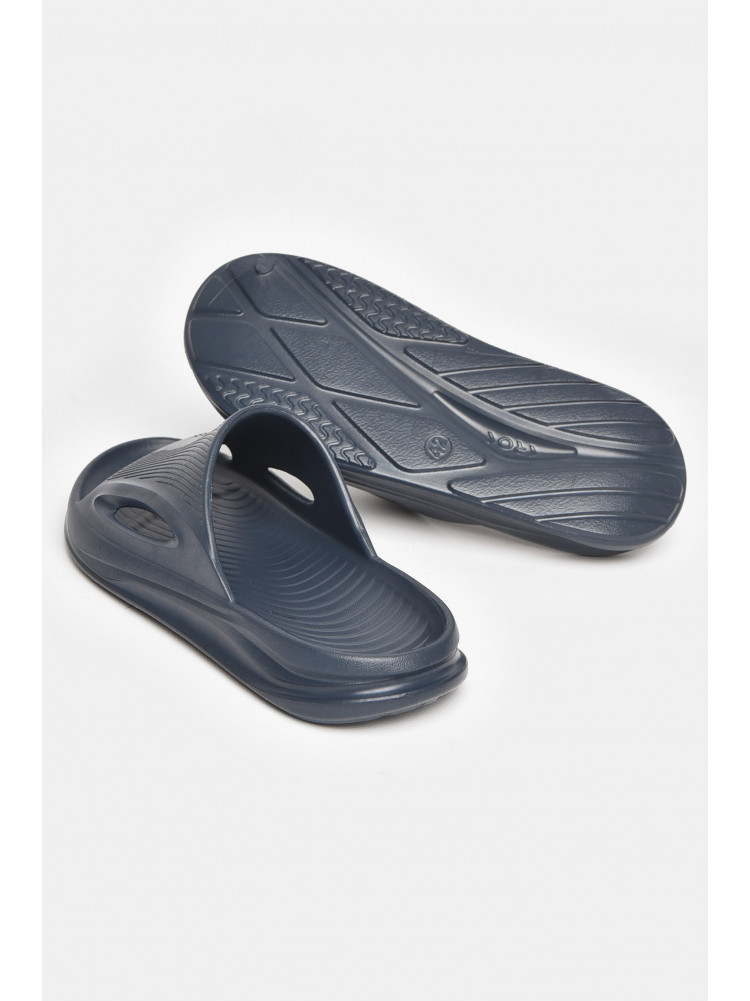 Шлепки пена мужские темно-синего цвета C-118 211450C