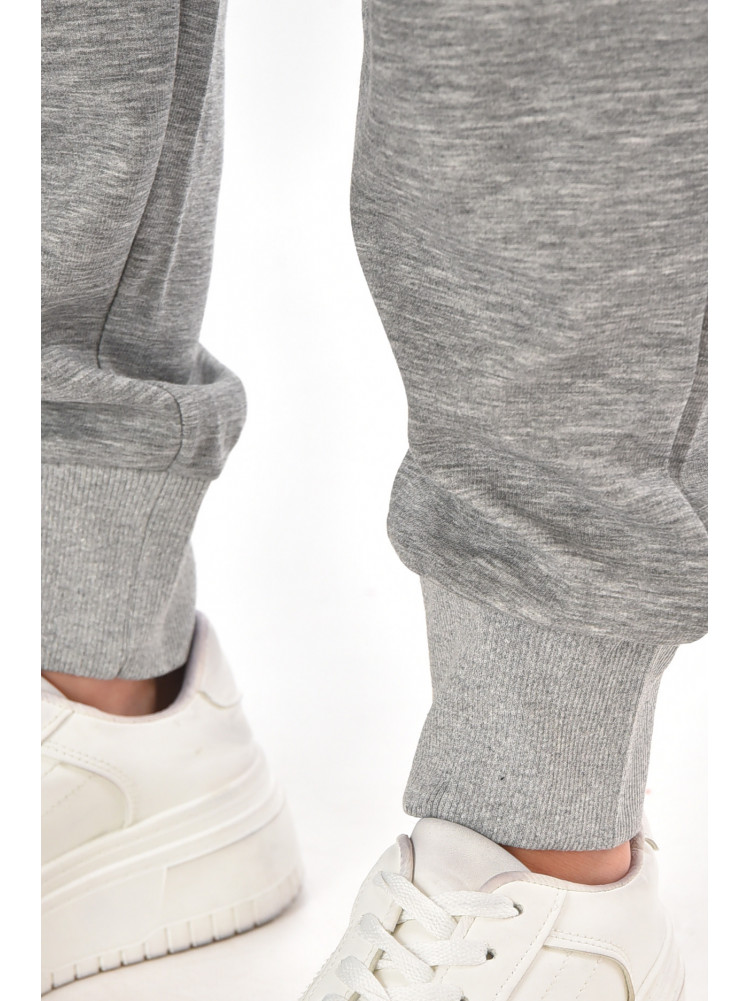 Штаны женские однотонные серого цвета 211454C