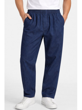 Штаны мужские полубатальные тёмно-синего цвета Т-19 211470C