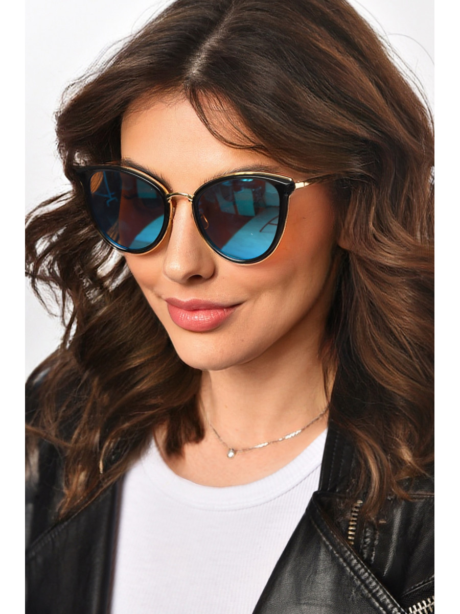 Очки женские золотого цвета 211477C