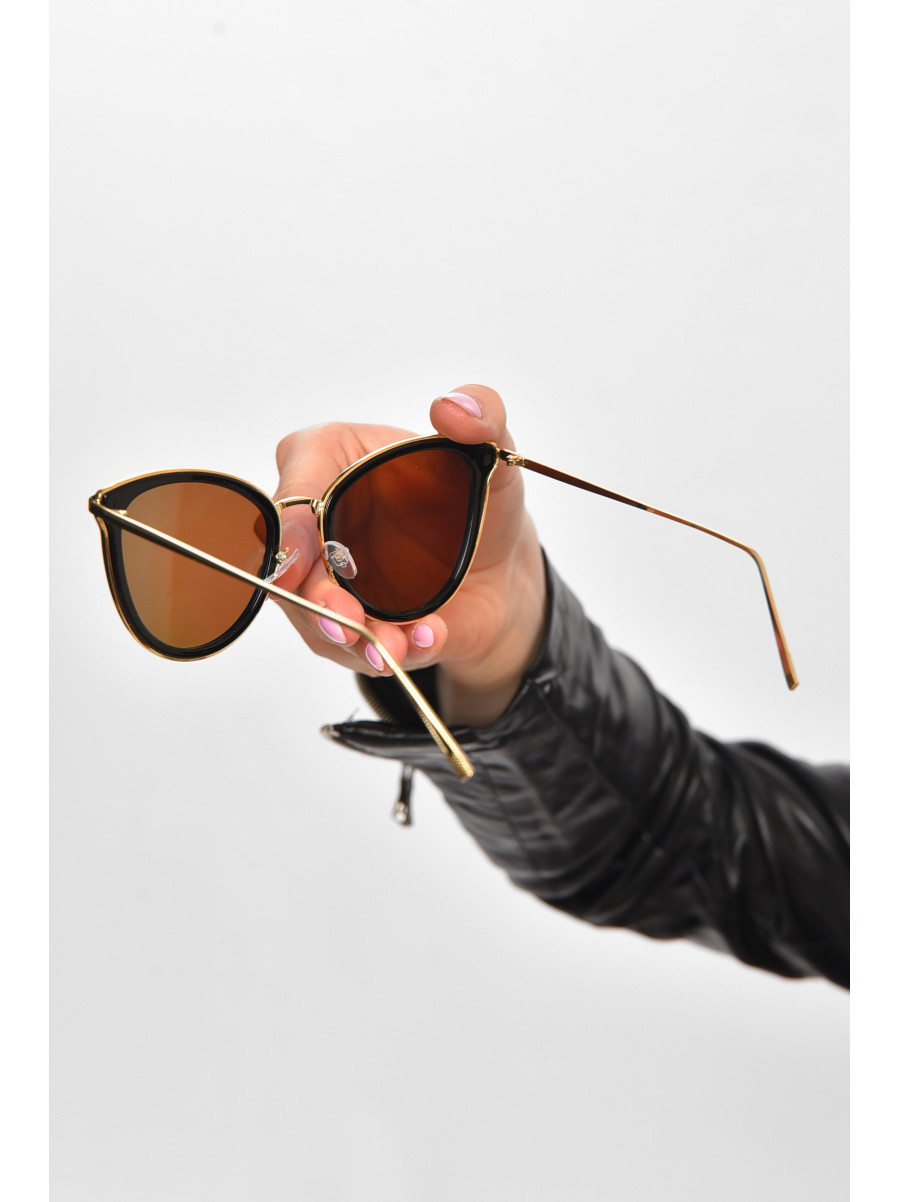 Очки женские золотого цвета 211477C