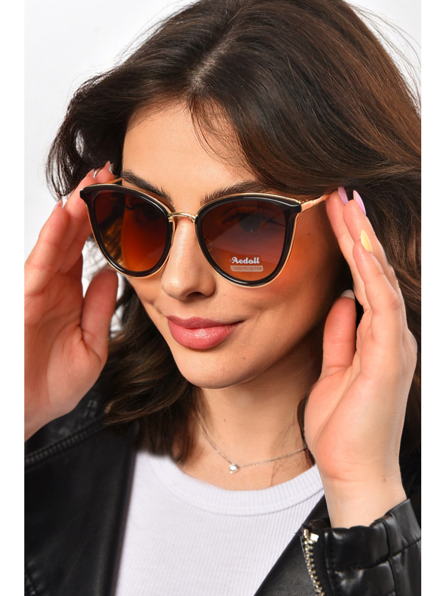 Очки женские золотого цвета 211478C