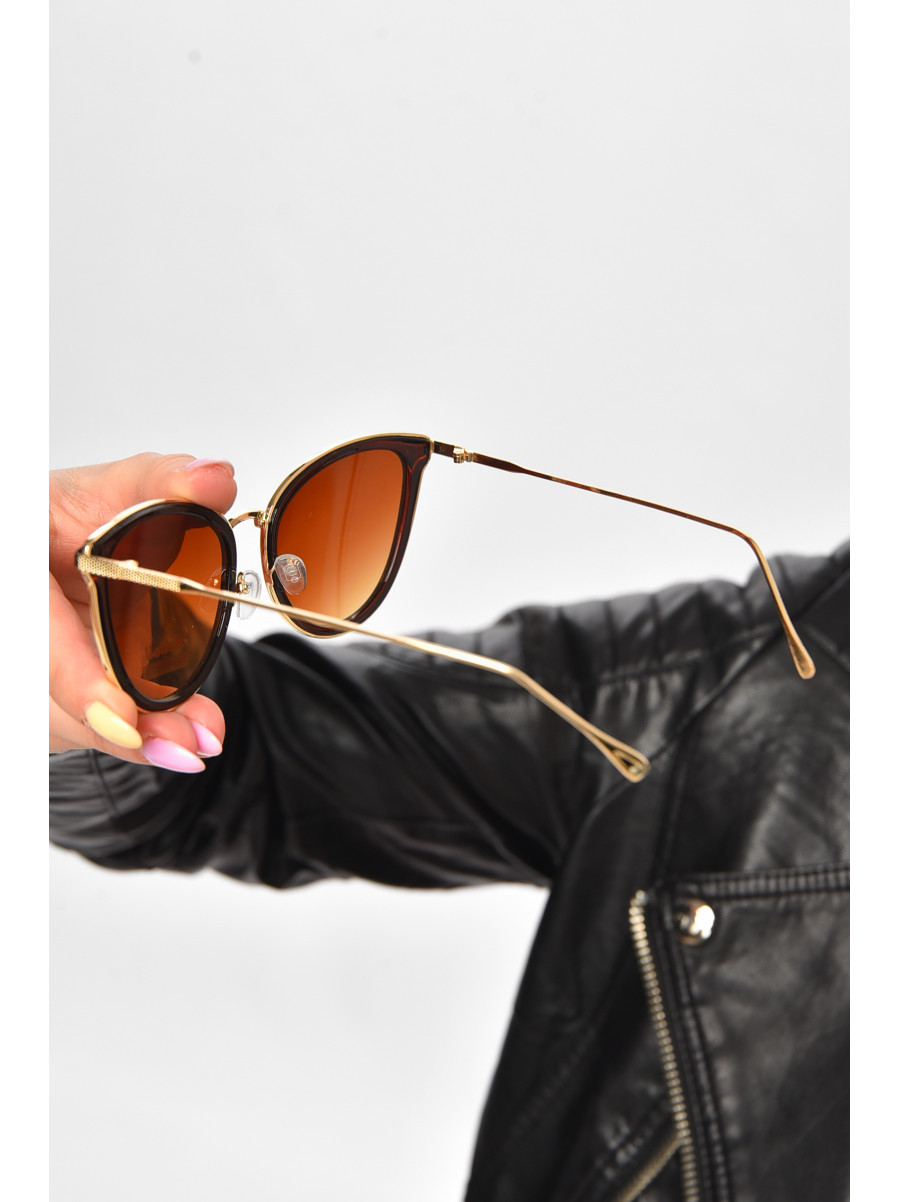 Очки женские золотого цвета 211478C