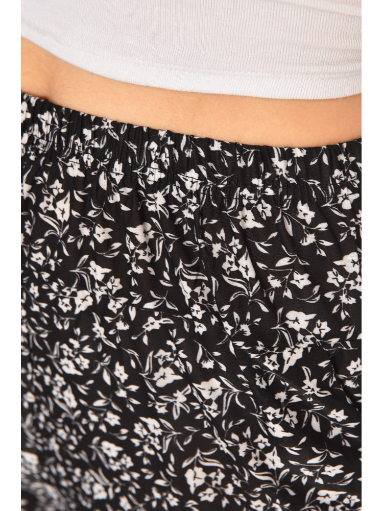 Бриджи женские черного цвета с принтом А705-1 211492C