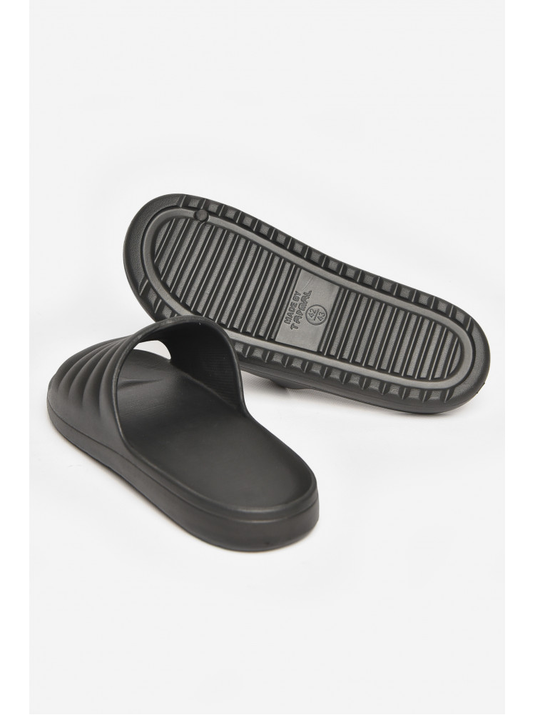 Шлепки пена мужские черного цвета 408 211496C