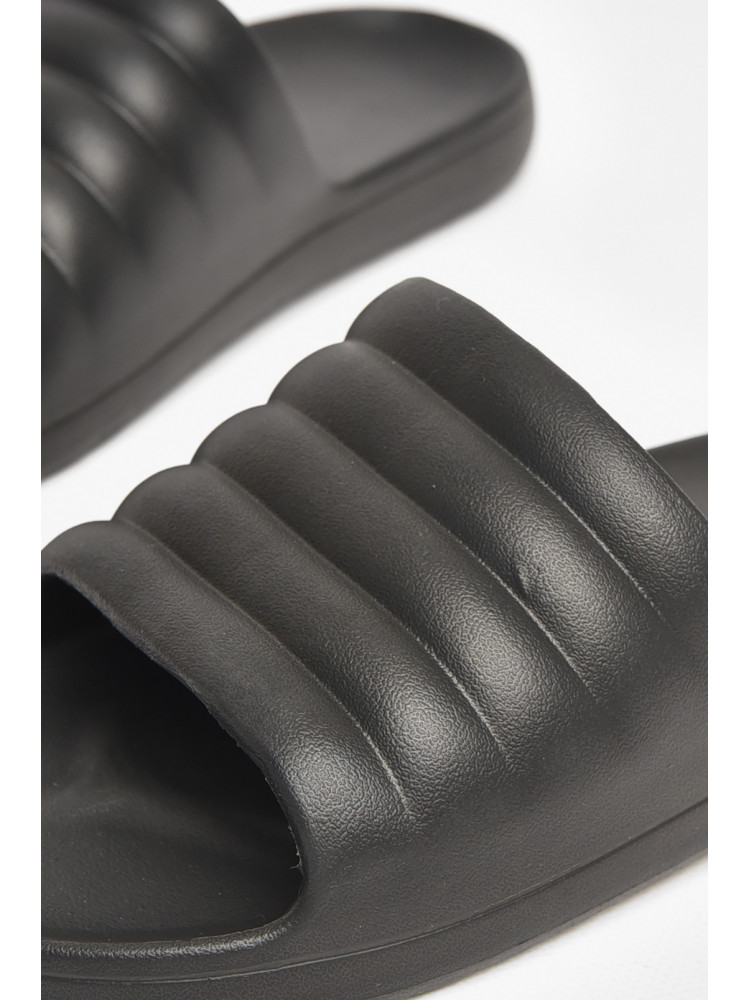 Шлепки пена мужские черного цвета 408 211496C