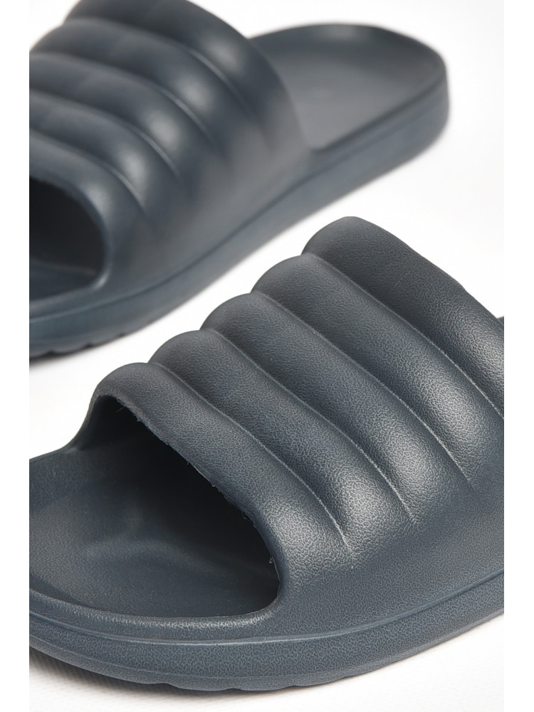 Шлепки пена мужские синего цвета 408 211497C