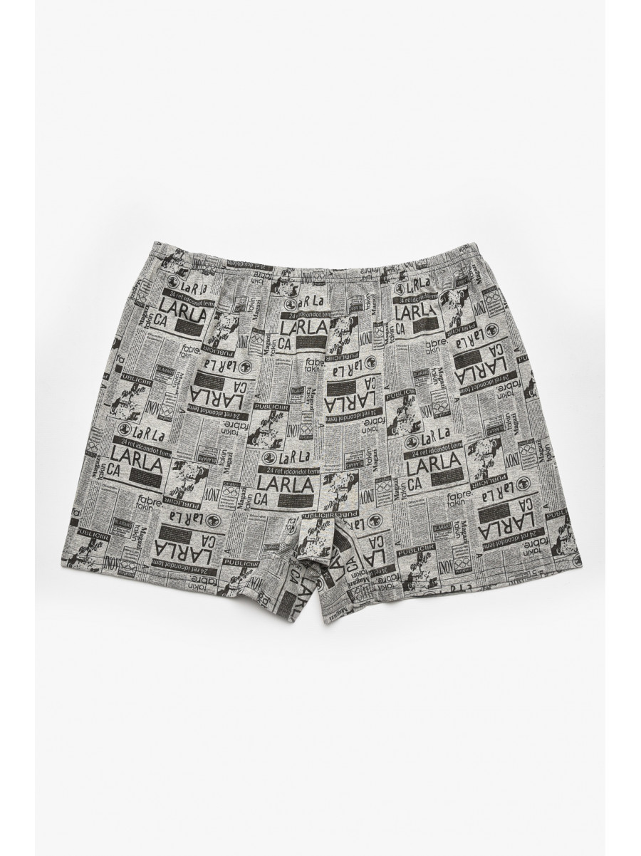 Трусы семейные мужские батальные серого цвета 211500C