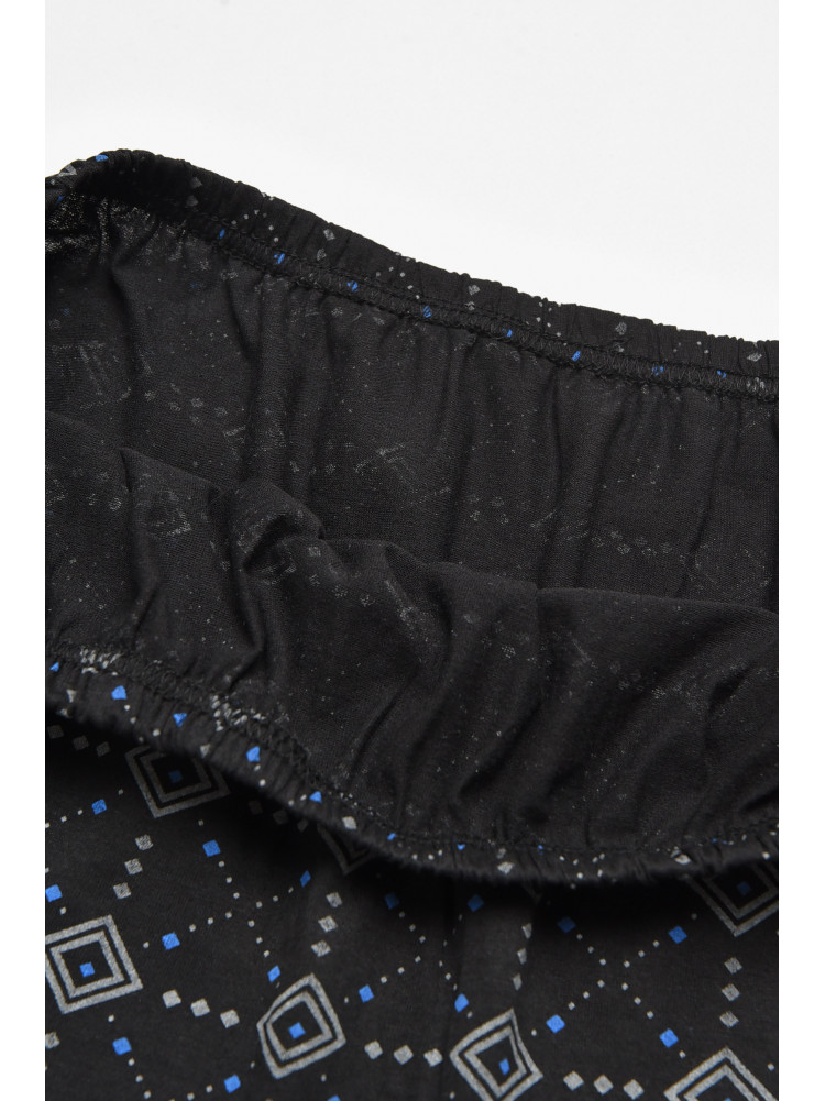 Трусы семейные мужские батальные черного цвета 211505C