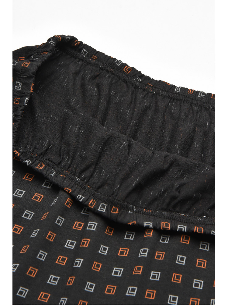 Трусы семейные мужские батальные черного цвета 211508C