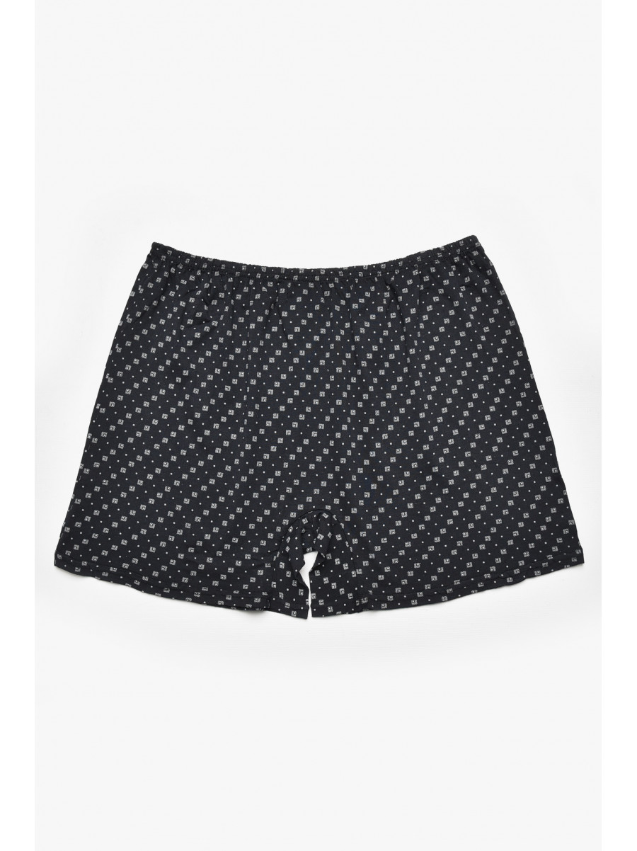 Трусы семейные мужские батальные черного цвета 211511C