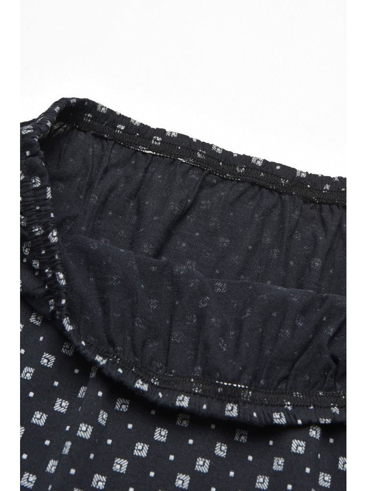 Трусы семейные мужские батальные черного цвета 211511C