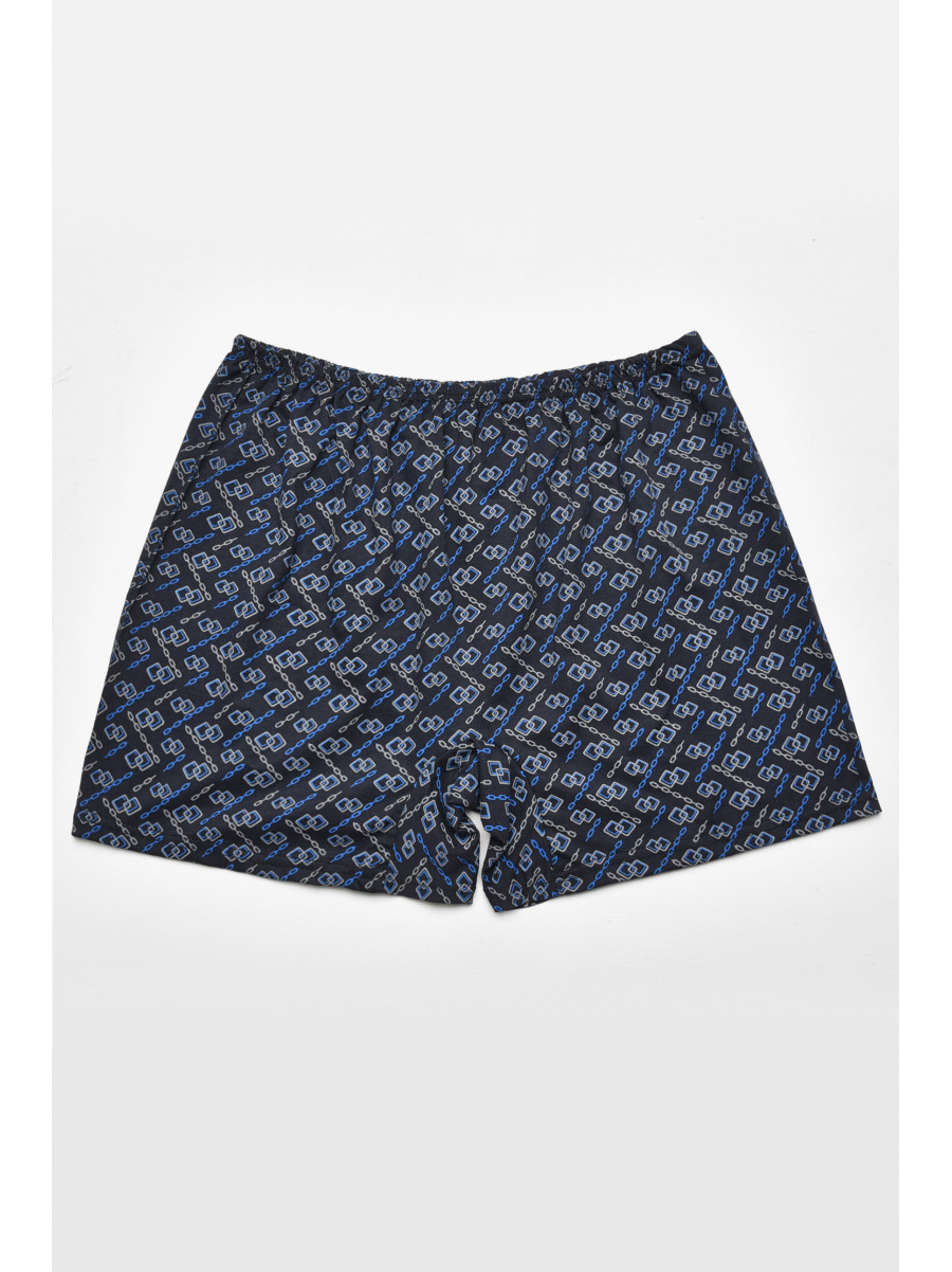 Трусы семейные мужские батальные темно-синего цвета 211514C