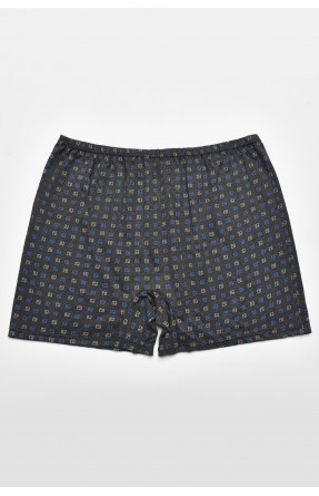 Трусы семейные мужские батальные темно-серого цвета 211518C