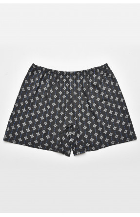 Трусы семейные мужские батальные темно-серого цвета 211519C