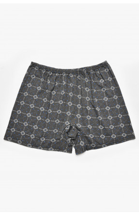 Трусы семейные мужские батальные темно-серого цвета 211522C