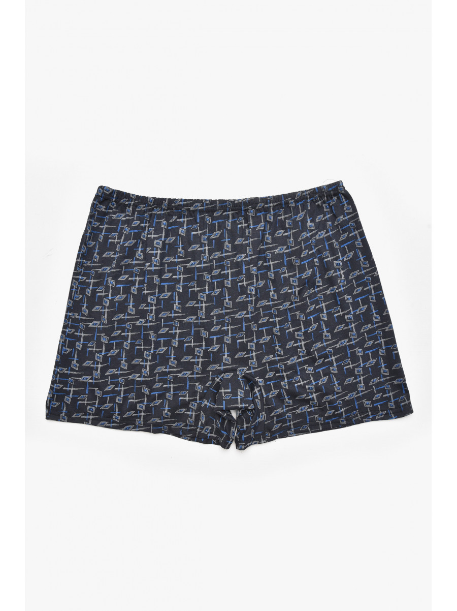 Трусы семейные мужские батальные темно-синего цвета 211523C