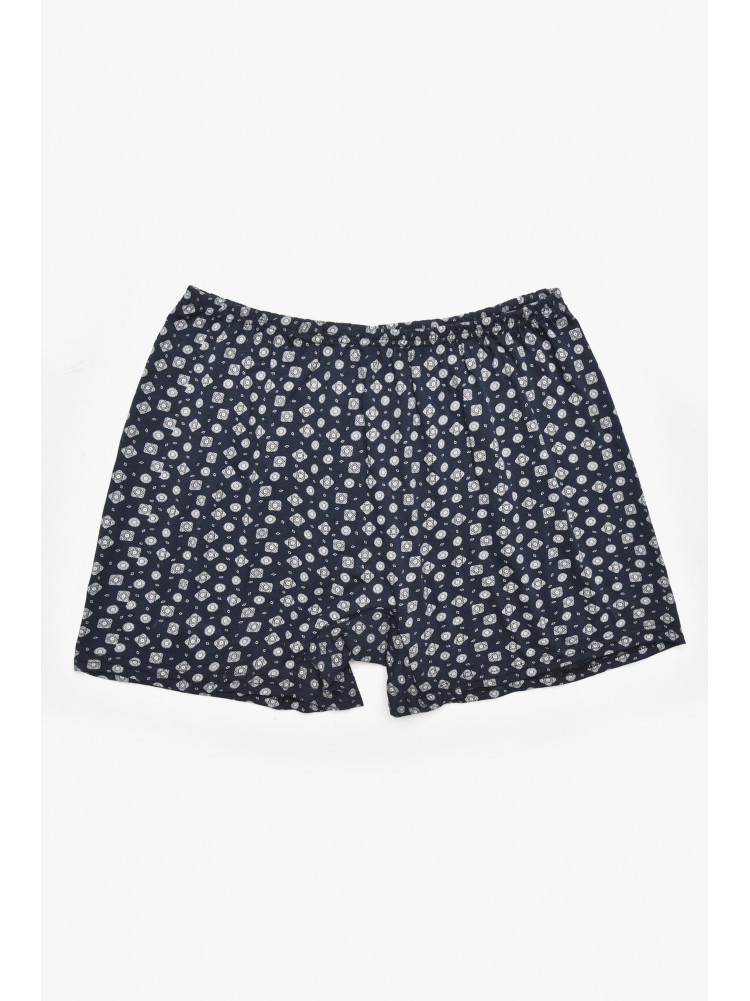 Трусы семейные мужские батальные темно-синего цвета 211524C