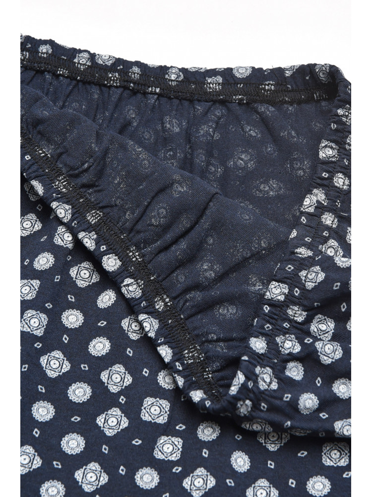 Трусы семейные мужские батальные темно-синего цвета 211524C