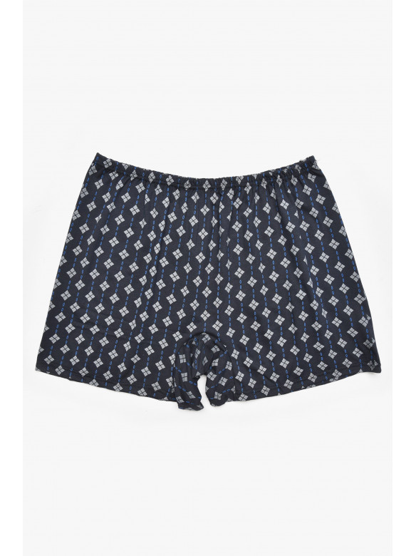 Трусы семейные мужские батальные темно-синего цвета 211525C