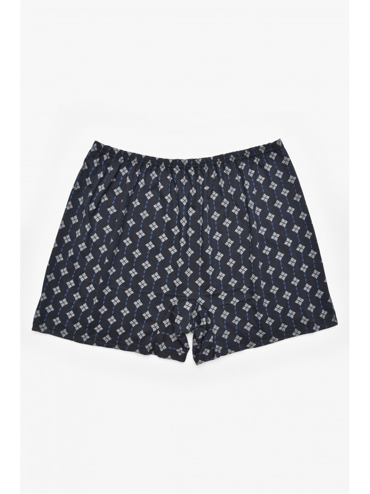 Трусы семейные мужские батальные темно-синего цвета 211525C