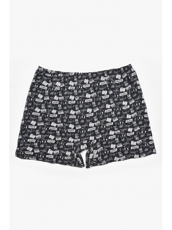 Трусы семейные мужские батальные черного цвета 211526C