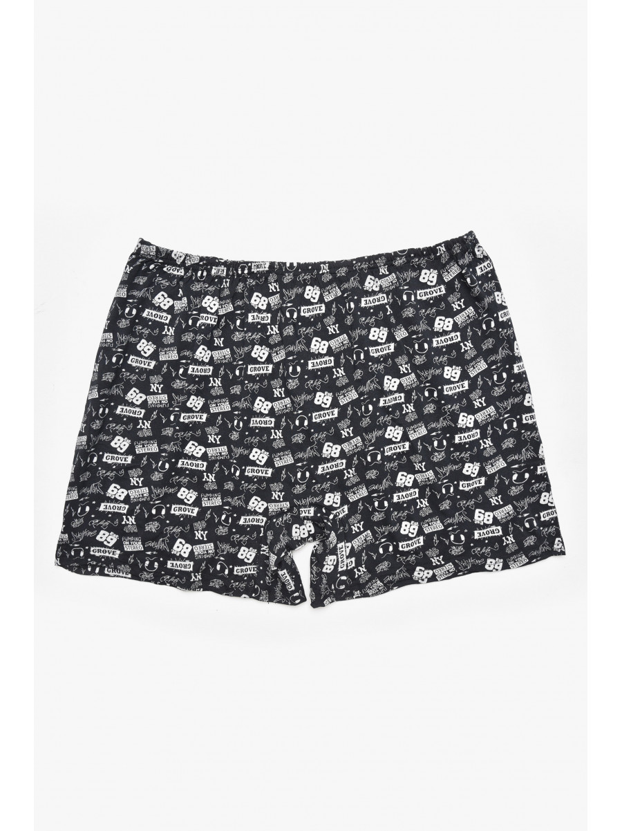 Трусы семейные мужские батальные черного цвета 211526C