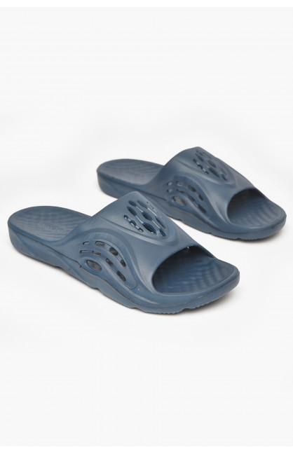 Шлепанцы мужские пена синего цвета с73 211528C