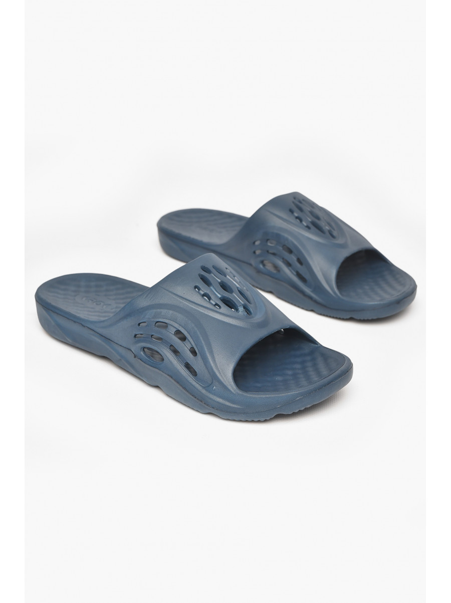 Шлепанцы мужские пена синего цвета с73 211528C