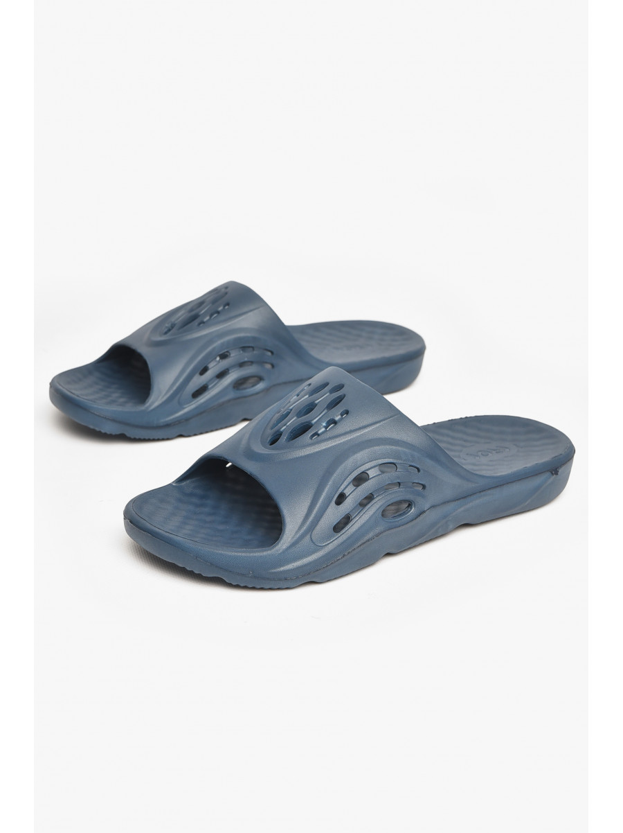 Шлепанцы мужские пена синего цвета с73 211528C
