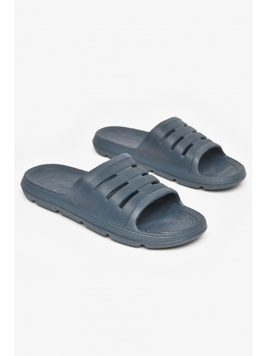 Шлепки пена мужские темно-синего цвета C-72 211529C