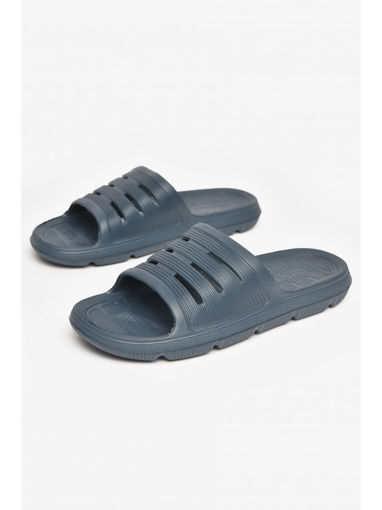 Шлепки пена мужские темно-синего цвета C-72 211529C