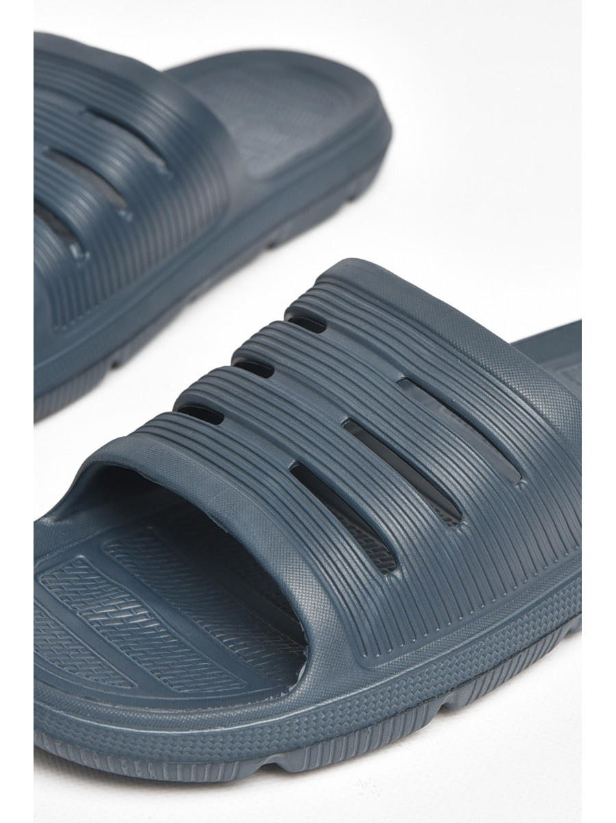 Шлепки пена мужские темно-синего цвета C-72 211529C