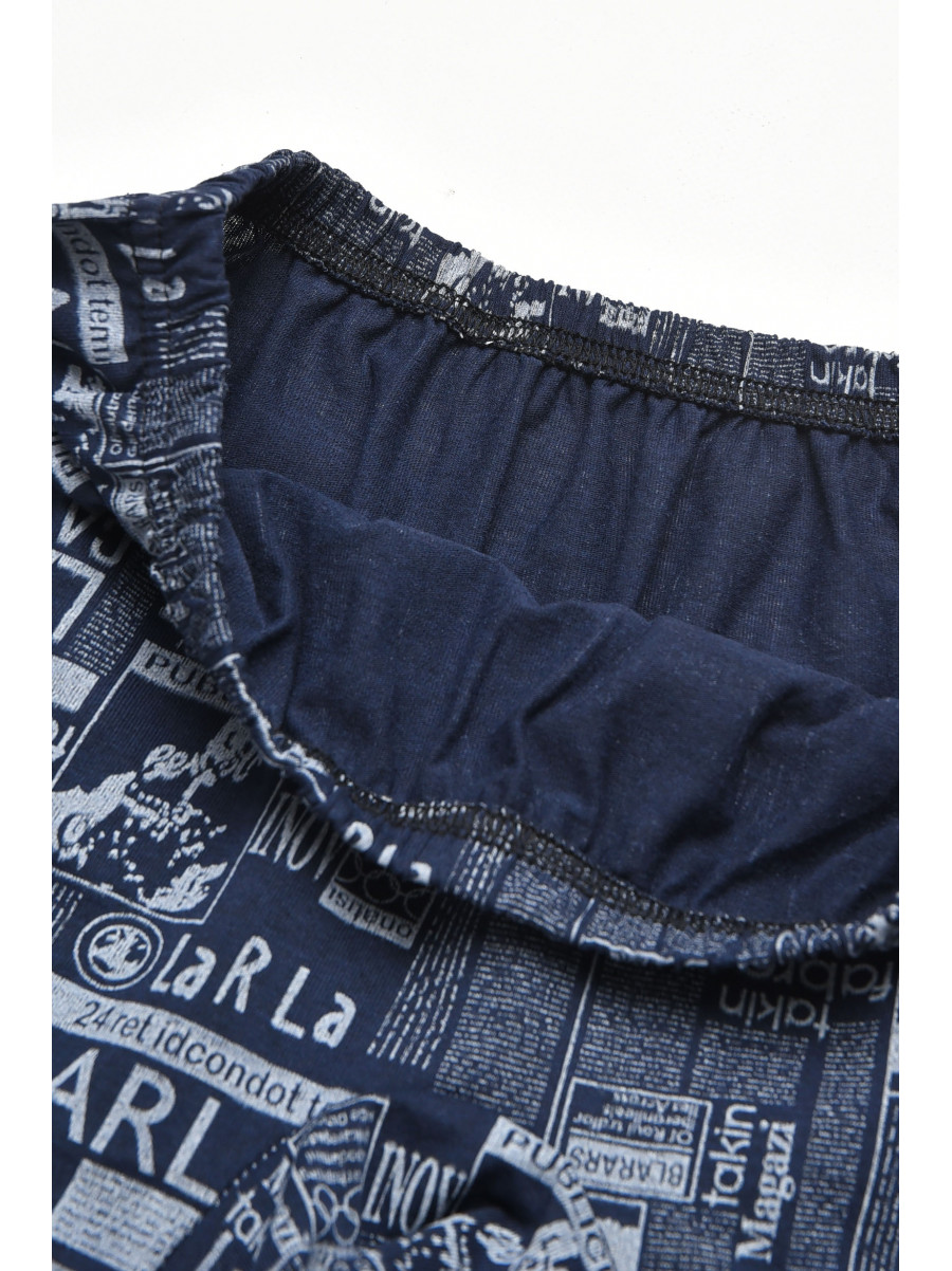 Трусы семейные мужские темно-синего цвета 211537C