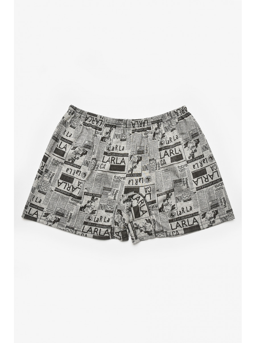 Трусы семейные мужские серого цвета 211543C