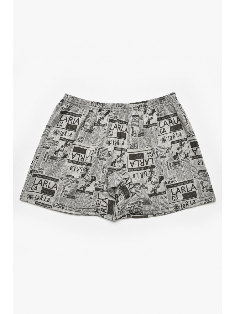 Трусы семейные мужские серого цвета 211543C