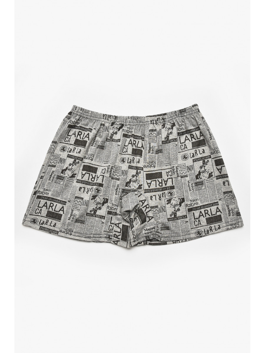 Трусы семейные мужские серого цвета 211543C