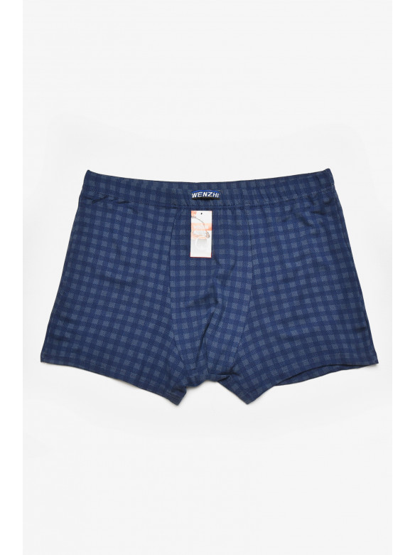Боксеры мужские тёмно-синего цвета с принтом W3824 211553C