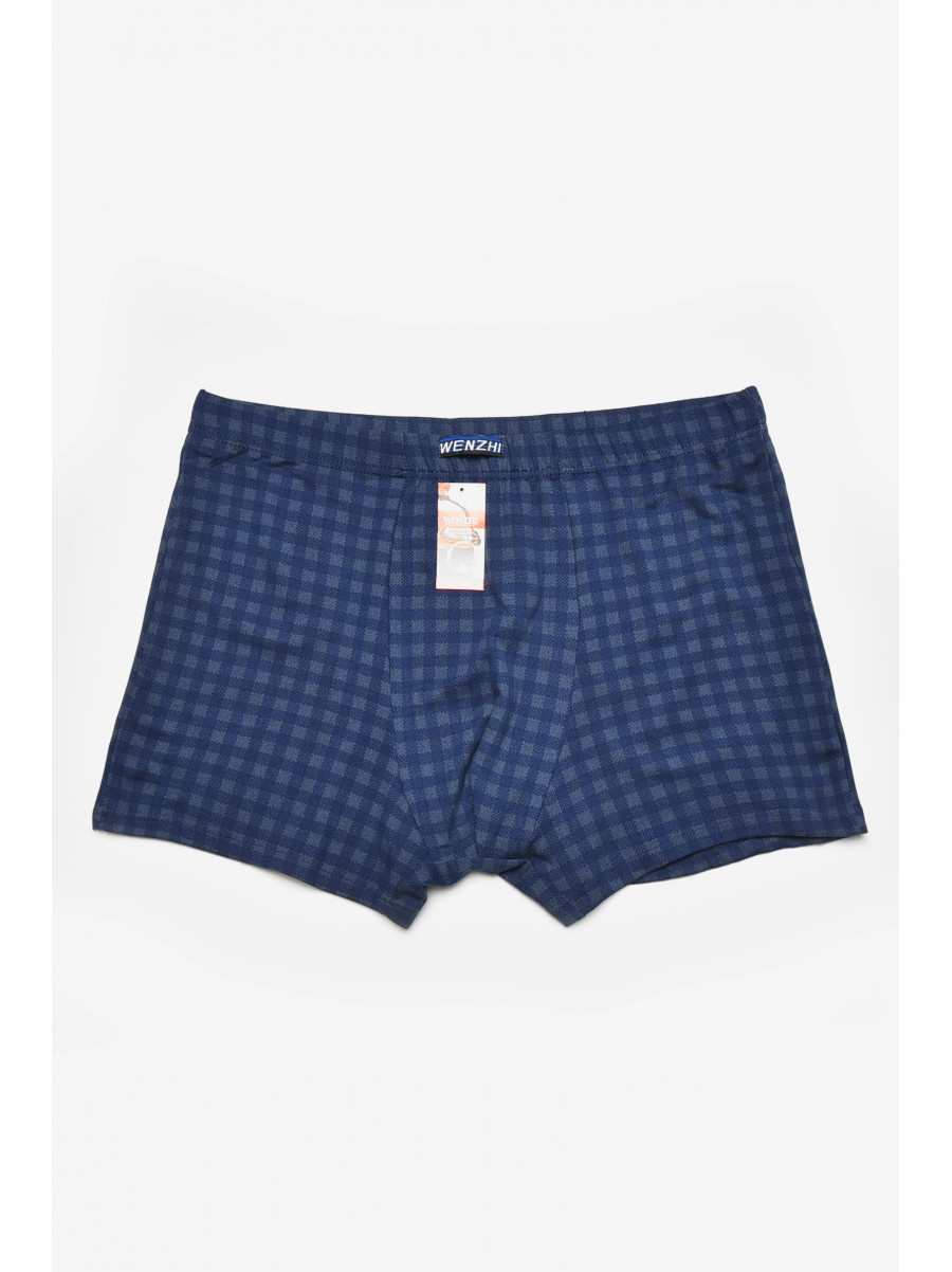 Боксеры мужские тёмно-синего цвета с принтом W3824 211553C