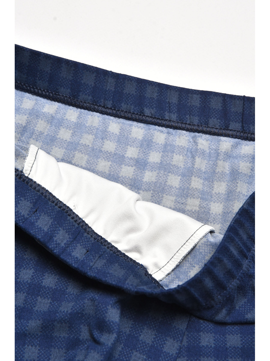 Боксеры мужские тёмно-синего цвета с принтом W3824 211553C