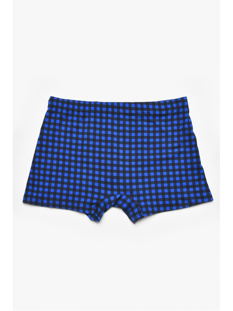 Боксеры мужские синего цвета с принтом W3824 211554C