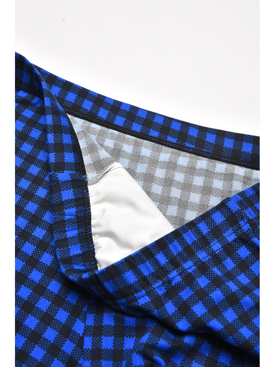 Боксеры мужские синего цвета с принтом W3824 211554C