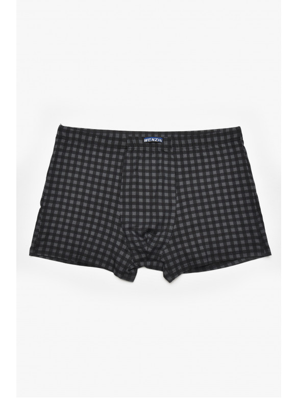 Боксеры мужские тёмно-серого цвета с принтом W3824 211555C