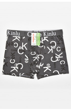 Боксеры мужские тёмно-серого цвета с принтом Z044 211556C Боксеры мужские тёмно-серого цвета с принтом Z044 211556C
