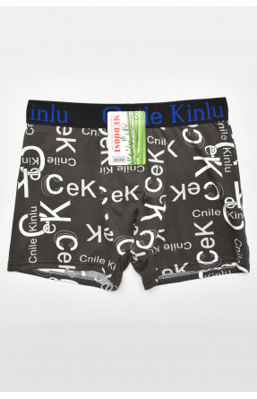 Боксеры мужские тёмно-серого цвета с принтом Z044 211558C