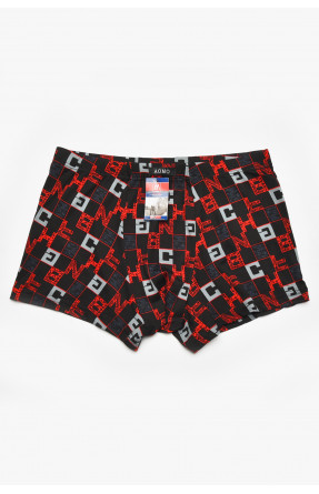 Боксеры мужские черного цвета с принтом 211562C