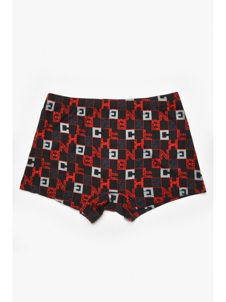 Боксеры мужские черного цвета с принтом 211562C